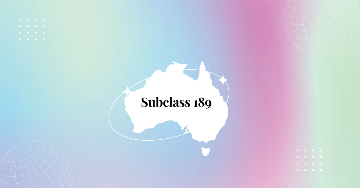 Australia Subclass 189